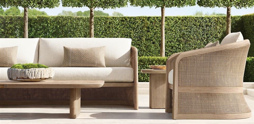 Lucia kültéri bútorkészlet|Luxus Teak Resort Lounge