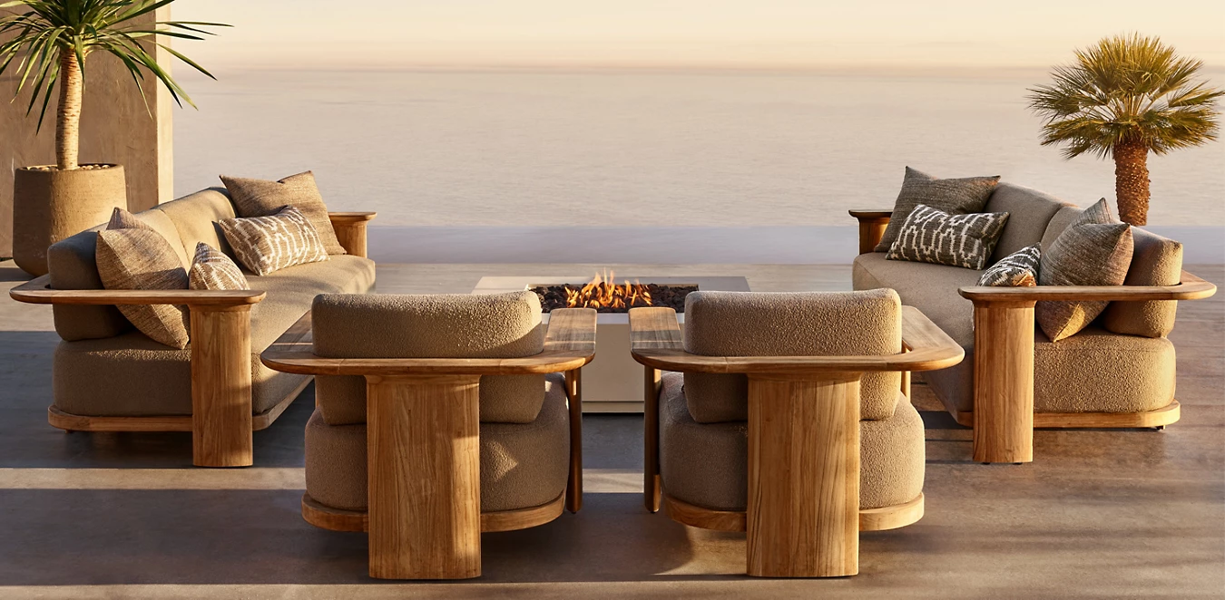 Luxus Dune Hotel kültéri ülőgarnitúra|Prémium Teak