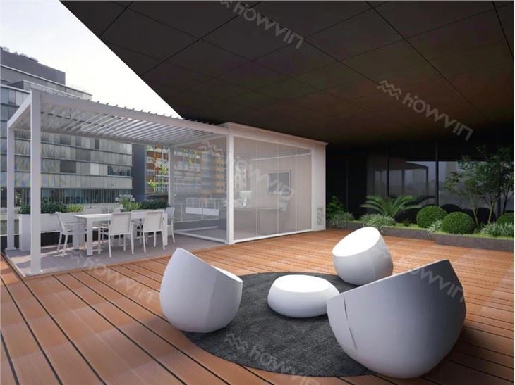 12x20-as alumínium pergola